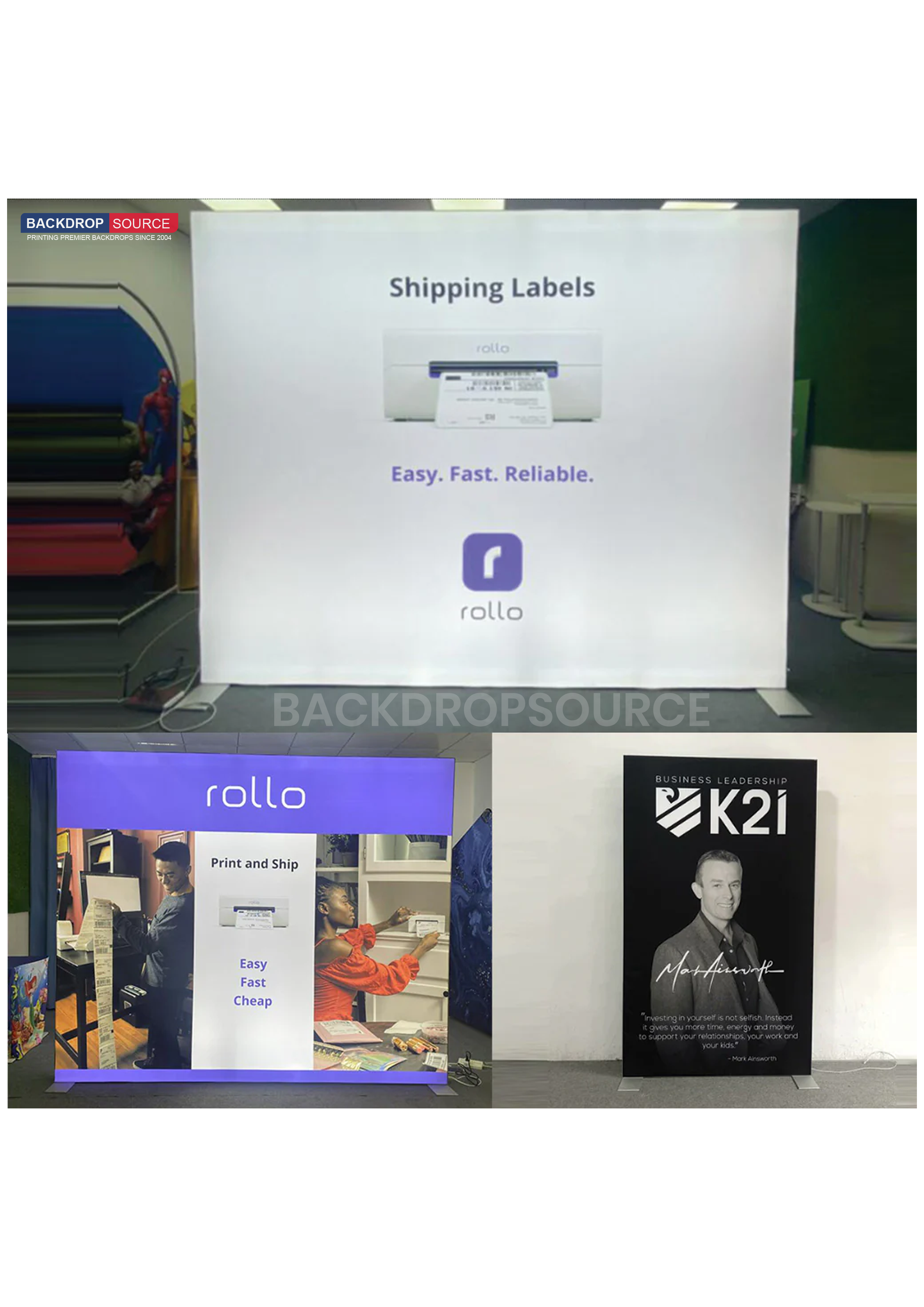 Backlit SEG Fabric Display Frame - 3.15inch Depth Aluminum Profile