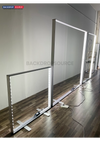 Exhibidor de caja de luz LED de tela sin marco SEG - 2,4 m de ancho x 2,4 m de alto