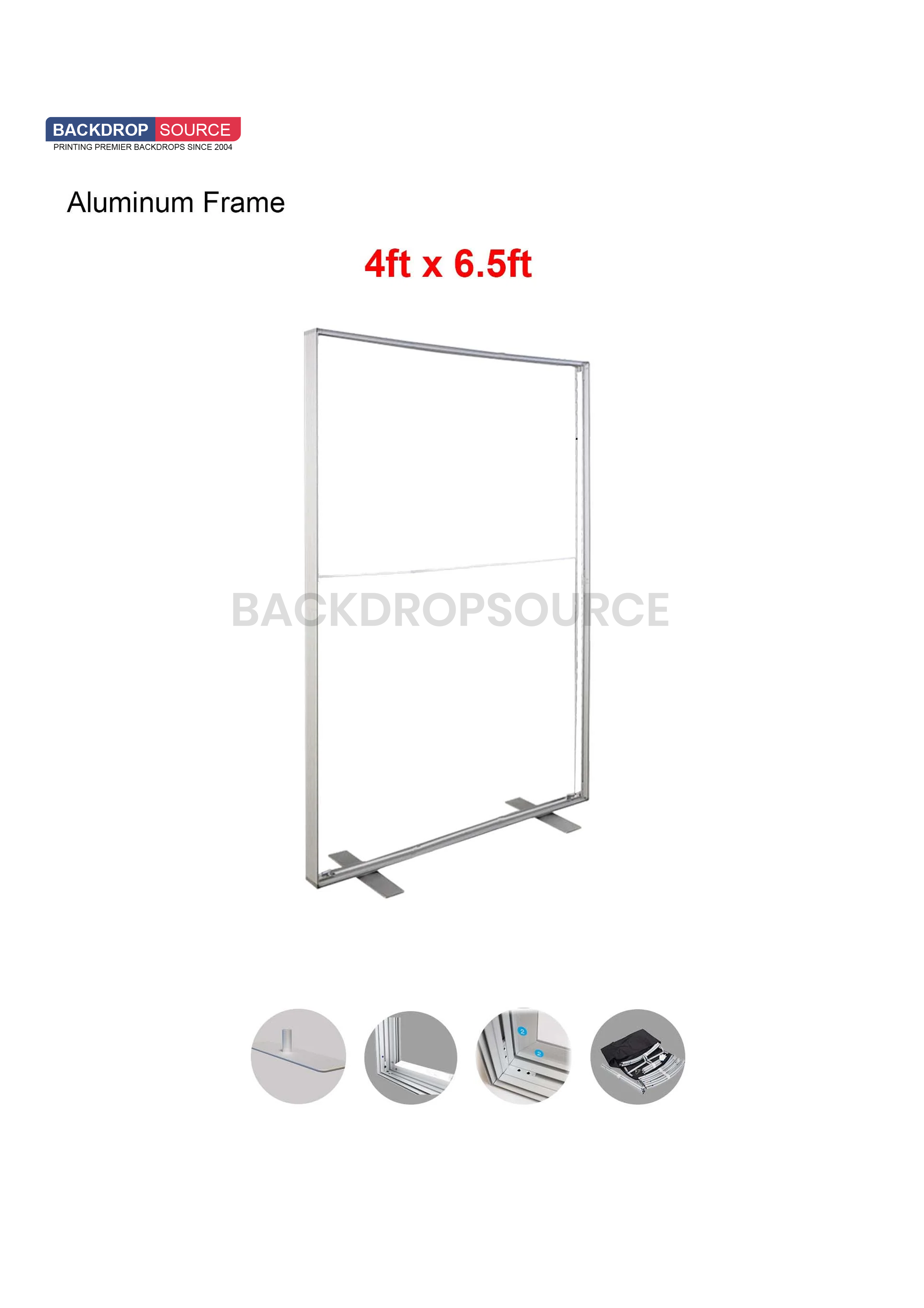 Pared multimedia de tela SEG - 1,2 m x 2 m