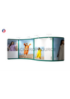 S Shape Wave Tension Fabric Media Wall