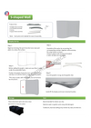 S Shape Wave Tension Fabric Media Wall