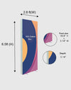 SEG Fabric Media Wall - 2.8ft x 6.5ft