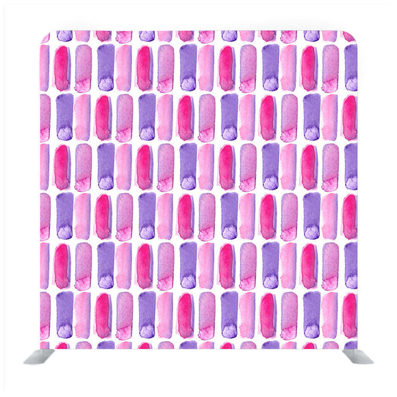 Set of watercolors of pink and violet with white background  Media wall - Backdropsource