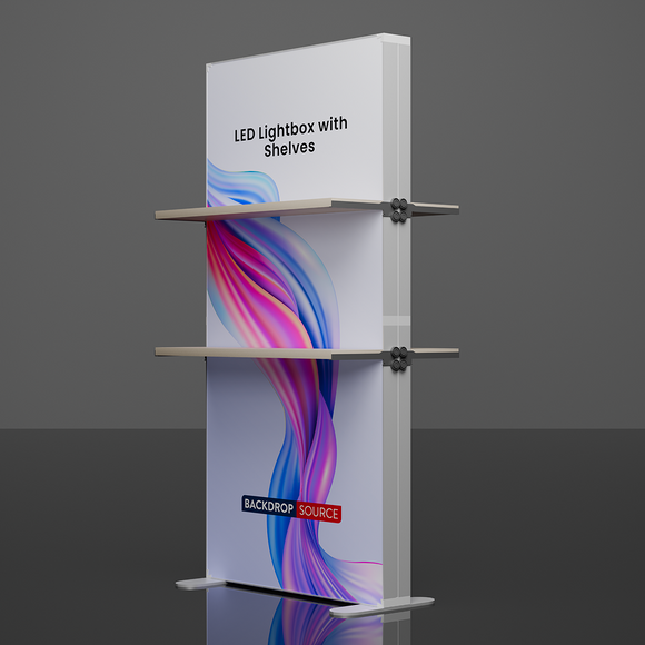 Caja de luz LED SEG con estantes