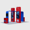 La elegancia de las cajas 3D y el arco cuadrado