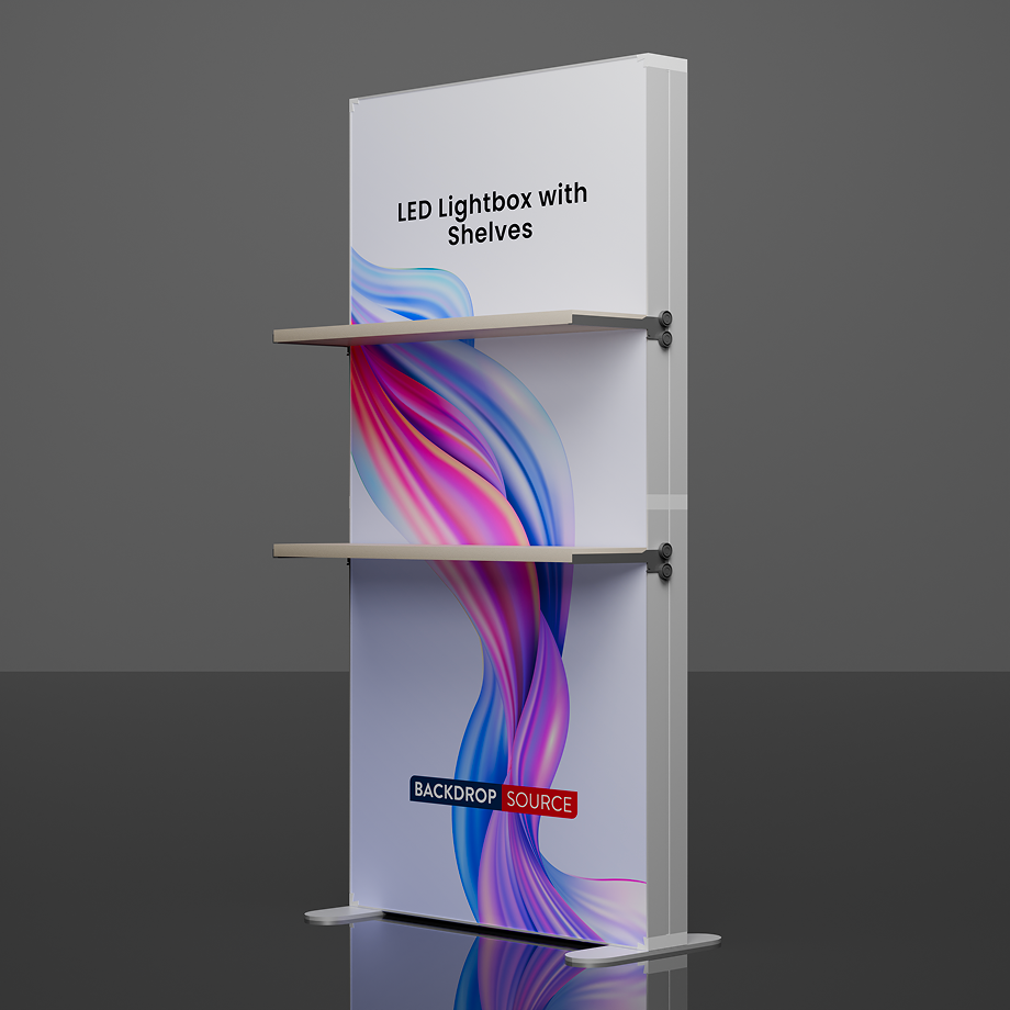Caja de luz LED SEG con estantes