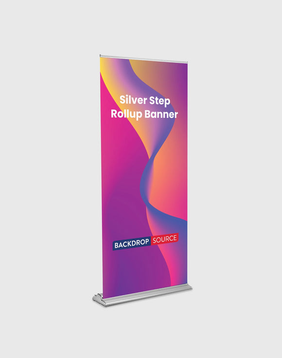 Banner enrollable de Silver Step