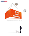 Banner colgante triangular SkyTube