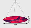 Banner colgante de elipse de tubo de cielo (boca abajo)