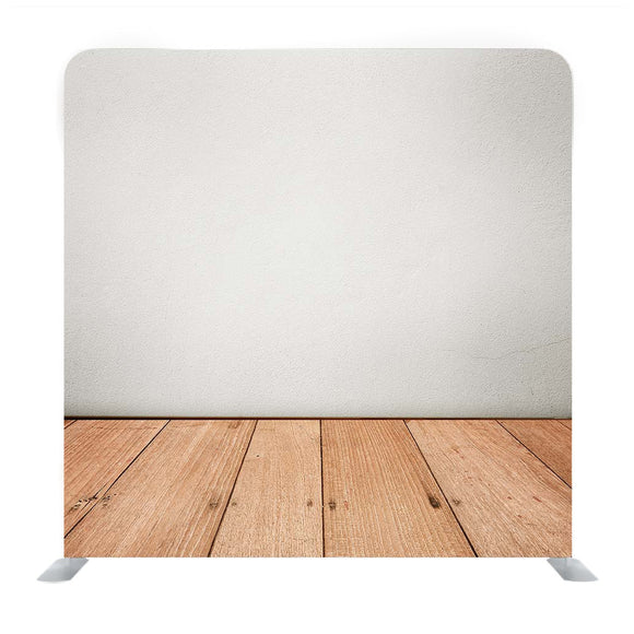 Smoothless Wall with Wooden Floor Media Wall - Backdropsource