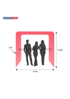 Square Shape Tension Fabric Display Arch