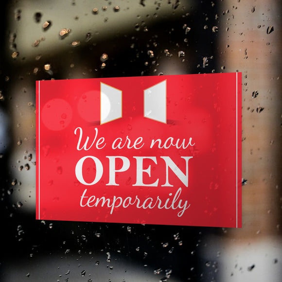 Temporary Hour Window Decals / Sticker  - 01 - Backdropsource