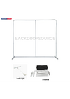 Kit de pared trasera recta con foco LED