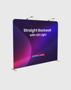 Kit de pared trasera recta con foco LED