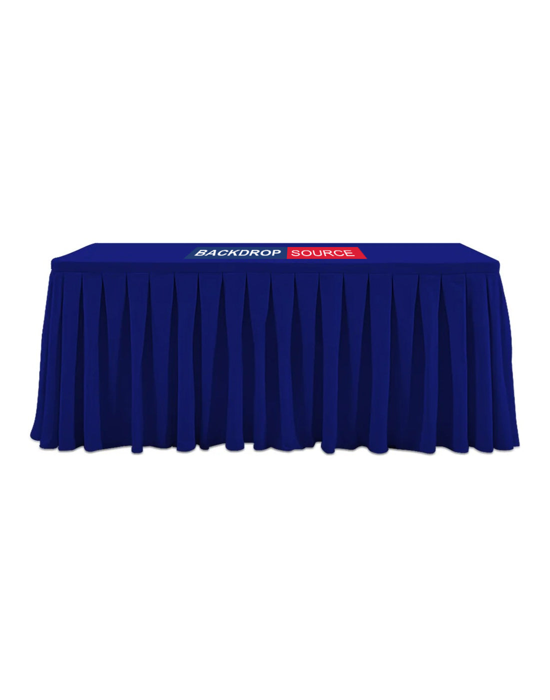 Faldas de mesa personalizadas con parte superior