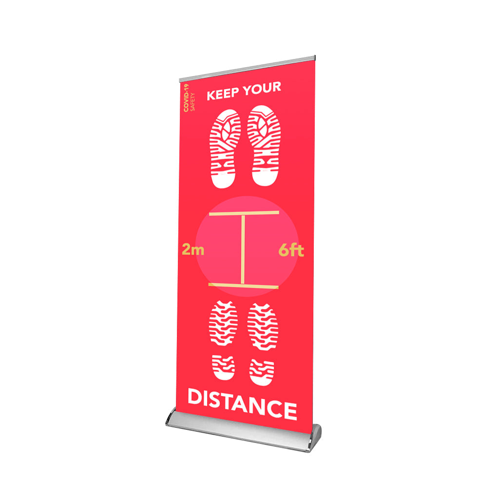 Social Distancing Retractable Banner - 05 - Backdropsource