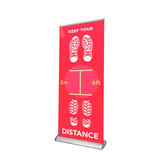 Social Distancing Retractable Banner - 05 - Backdropsource