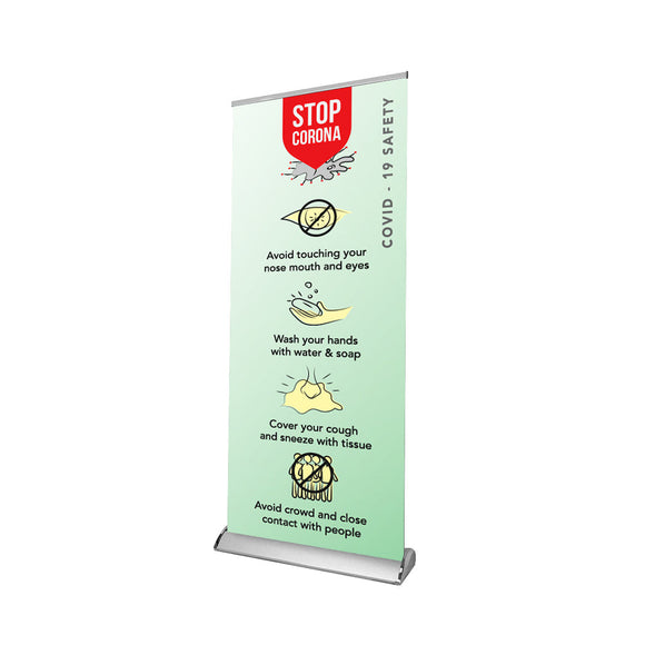 Safety & Advisory Retractable Banner - 01 - Backdropsource