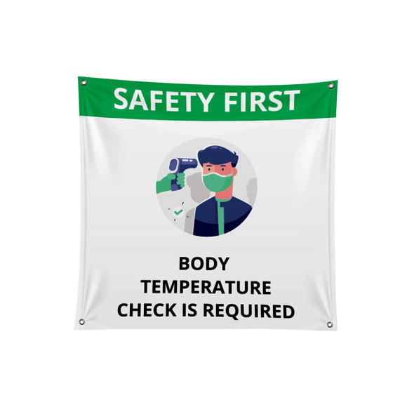 Testing Sign Fabric Banner - 05 - Backdropsource