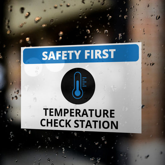 COVID -19 Testing Window Decals / Sticker  - 04 - Backdropsource