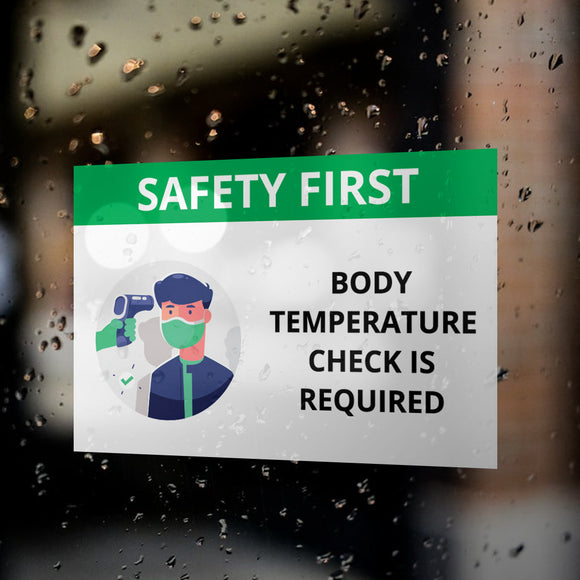COVID -19 Testing Window Decals / Sticker  - 05 - Backdropsource