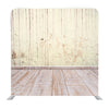 Textured Wall with Wooden Floor Media Wall - Backdropsource