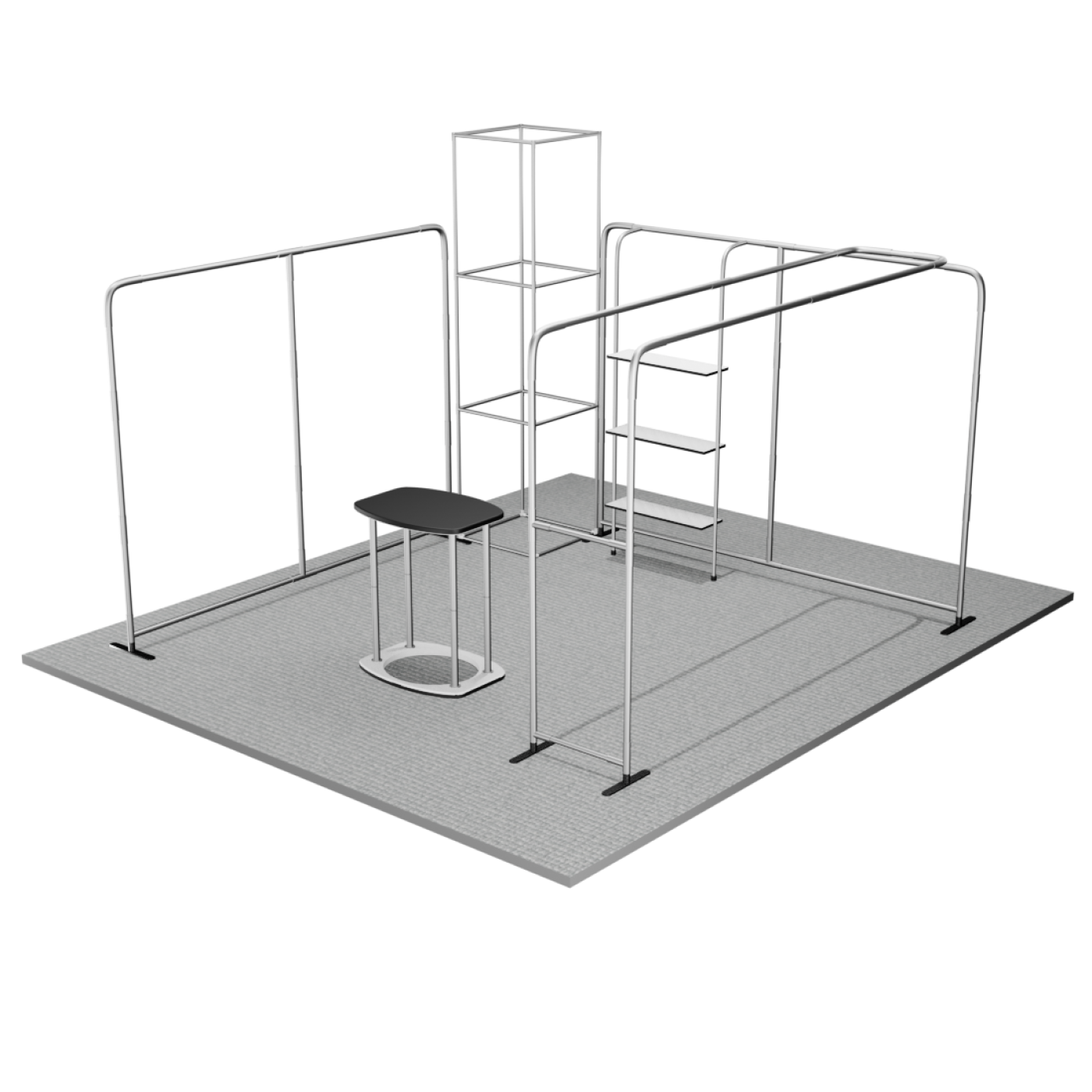 Kits de stand modular de 20 pies x 20 pies - Modelo 01