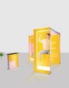 Exhibidor modular de caja de luz SEG de 3 metros para ferias comerciales - Modelo 1