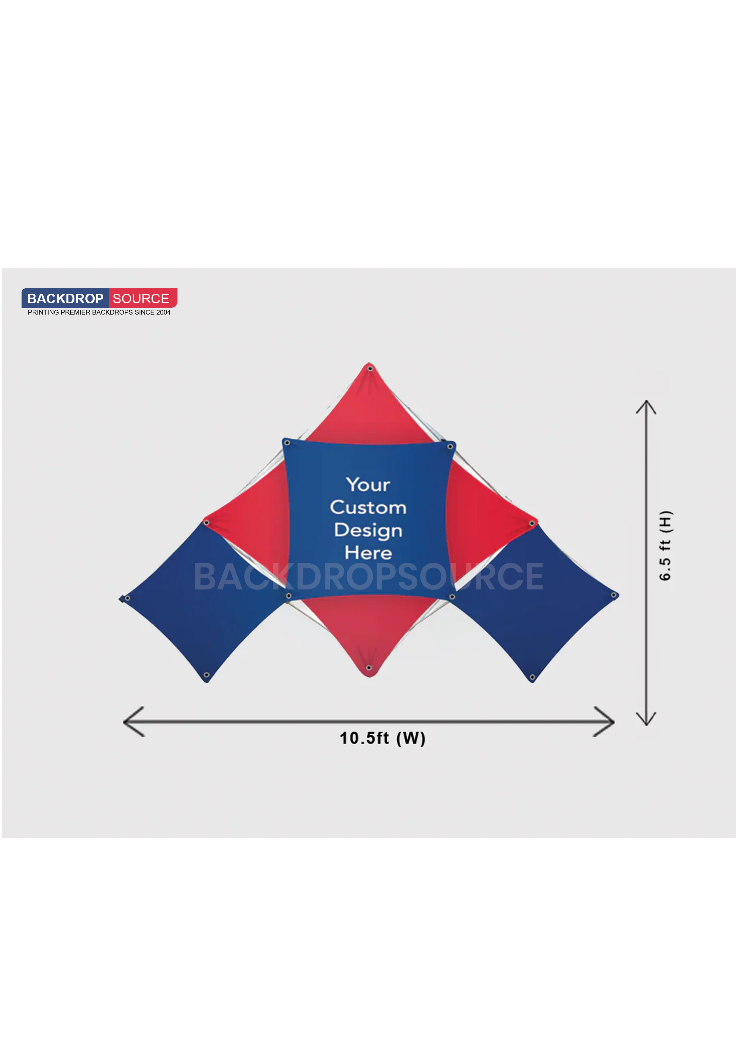 Triangular (medium) - Pop Up GeoMetrix Grid Display