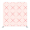 Valentine day pink hearts pattern on pink rose Media wall - Backdropsource