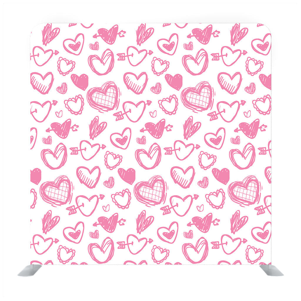 Vector Hearts Set Media Wall - Backdropsource