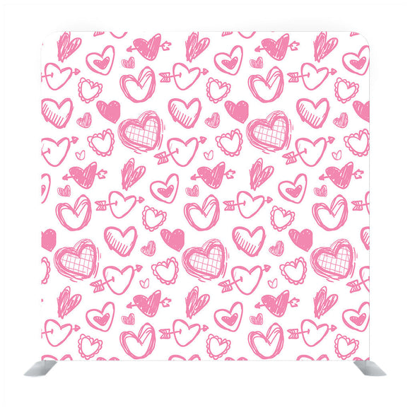Vector Hearts Set Media Wall - Backdropsource
