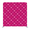 Watercolor lips pattern with colored lipstick kisses Media wall - Backdropsource