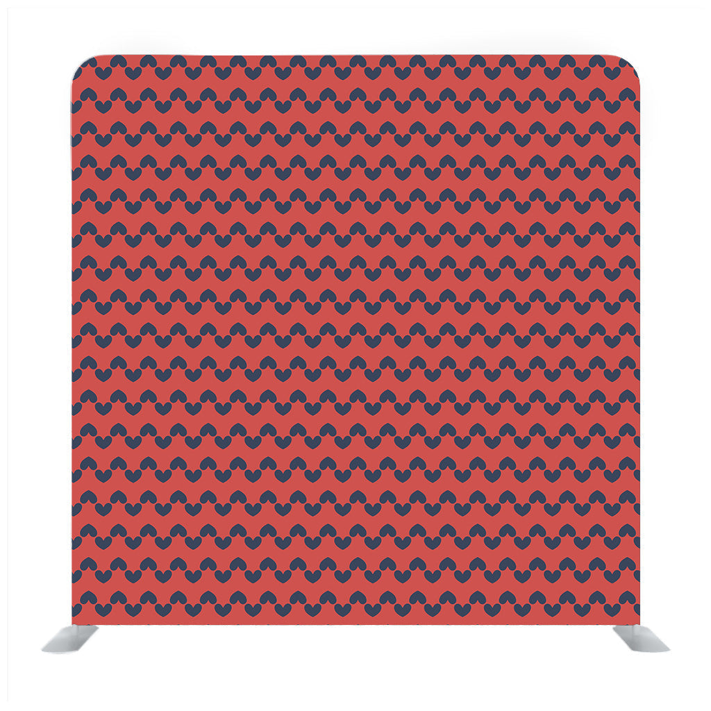 Waves Little Hearts Media Wall - Backdropsource
