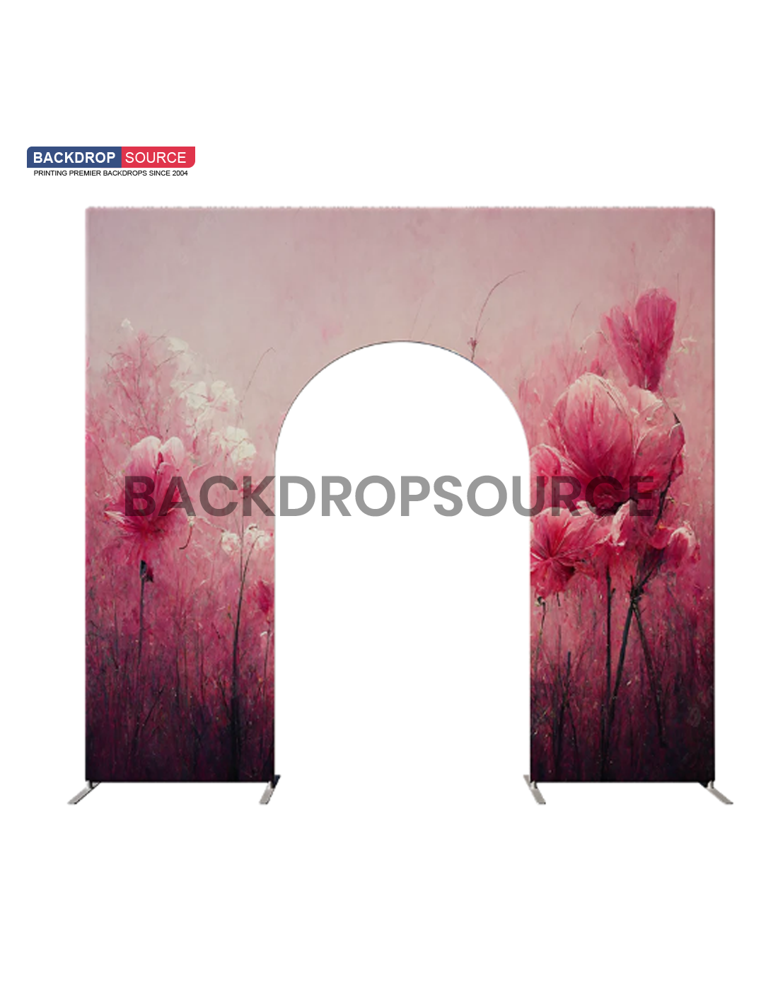 Stand de arco de bienvenida