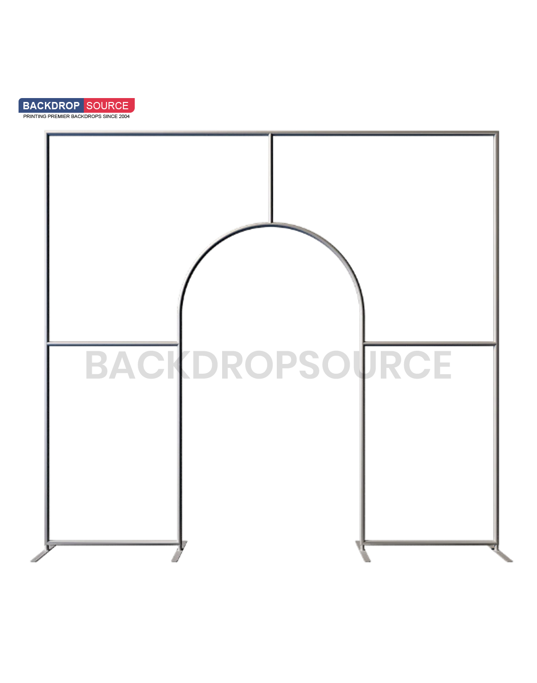Stand de arco de bienvenida