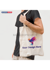 Bolsa de lona de algodón blanca