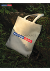Bolsa de lona de algodón blanca