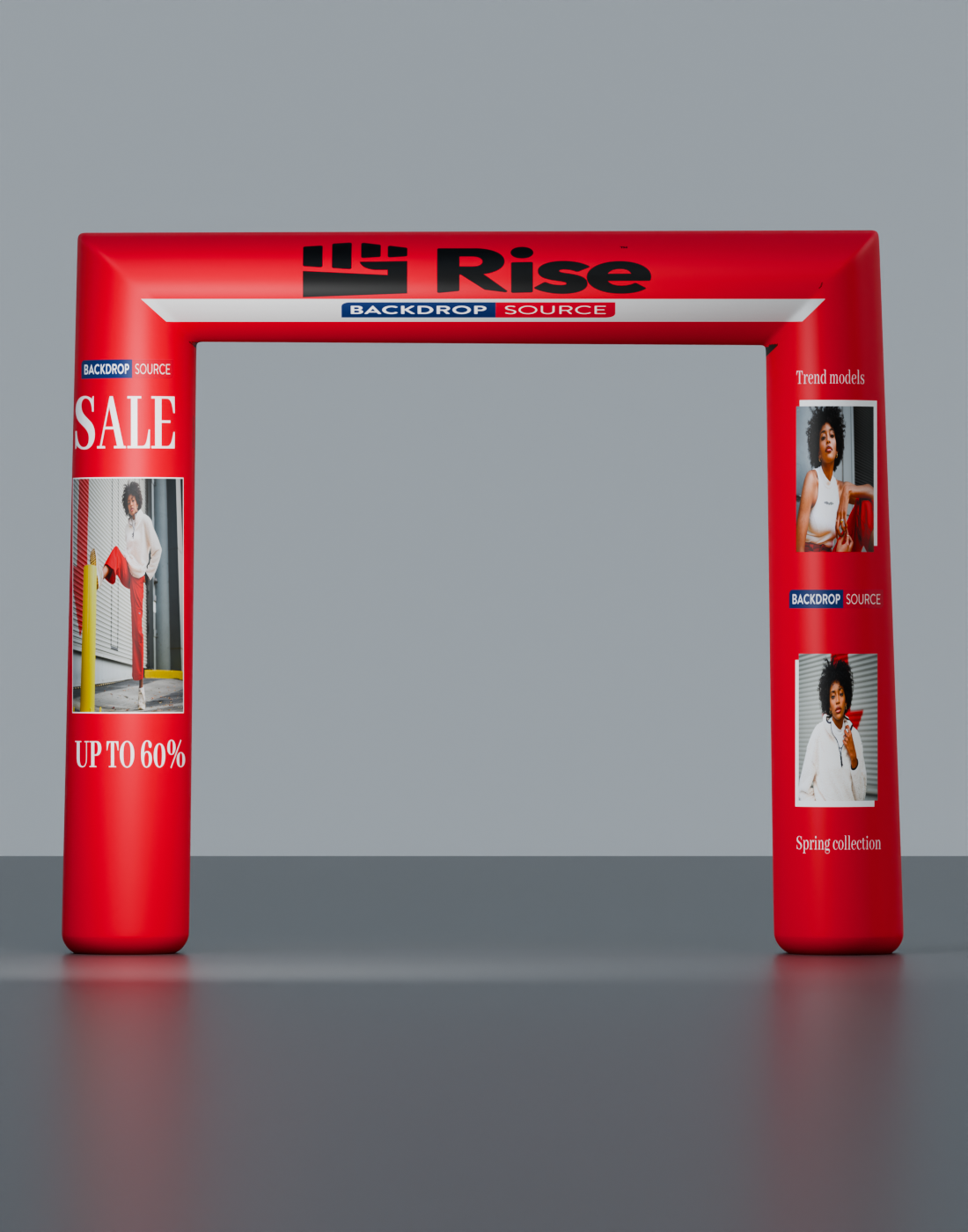 Arco cuadrado inflable