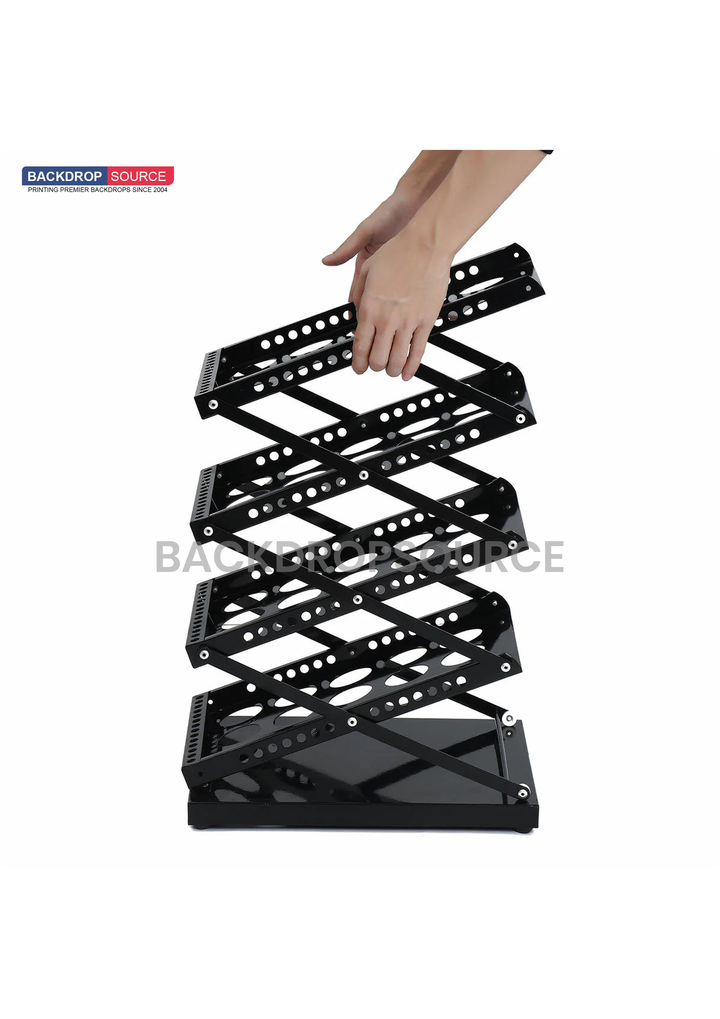 Expositor de folletos en zigzag