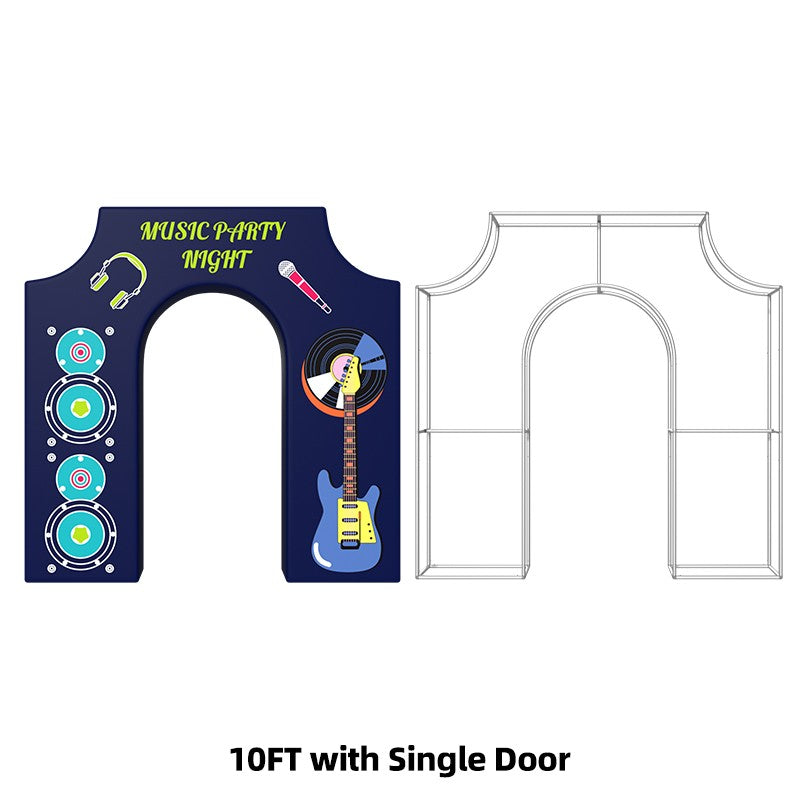 3D Fabric Triumphal Arch Backdrop