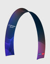 Expositor de arco de tela tensada en forma de C de 3 m