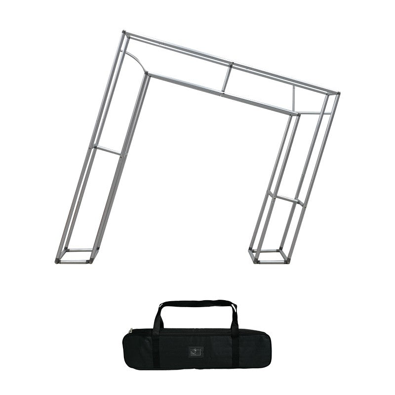 3D Fabric Slanted Arch Display Wall