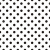 Black Polka Dots on White Background Print Photography Backdrop