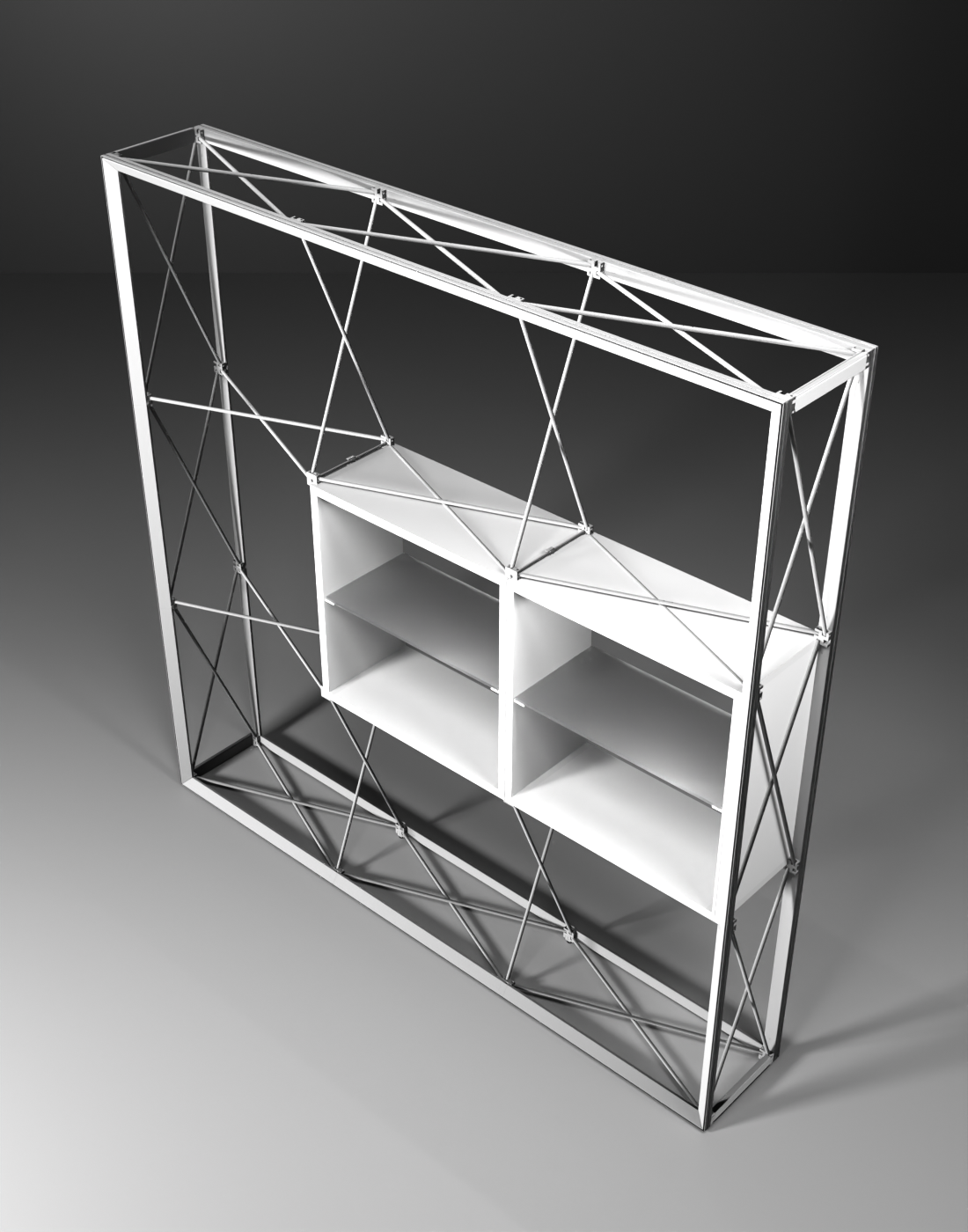 SEG Popup - Vitrina interior con anillo LED empotrado