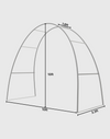 Tapered Tension Fabric Arch Display Stand