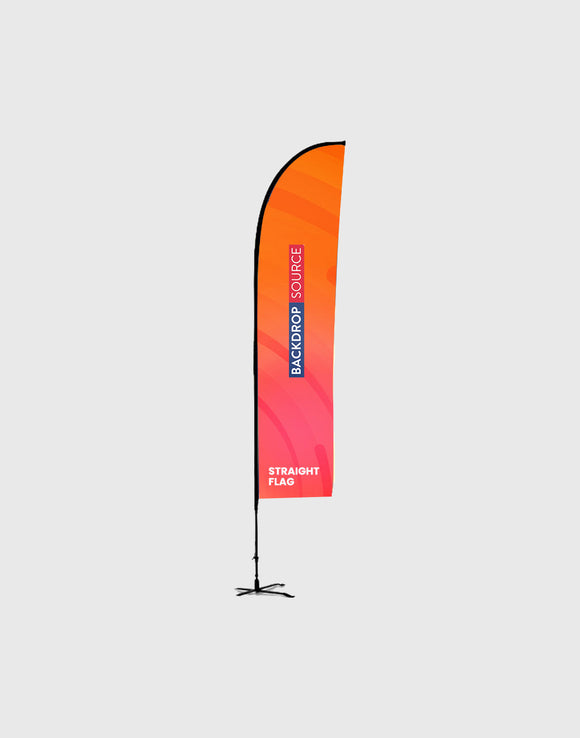 Bandera de plumas recta