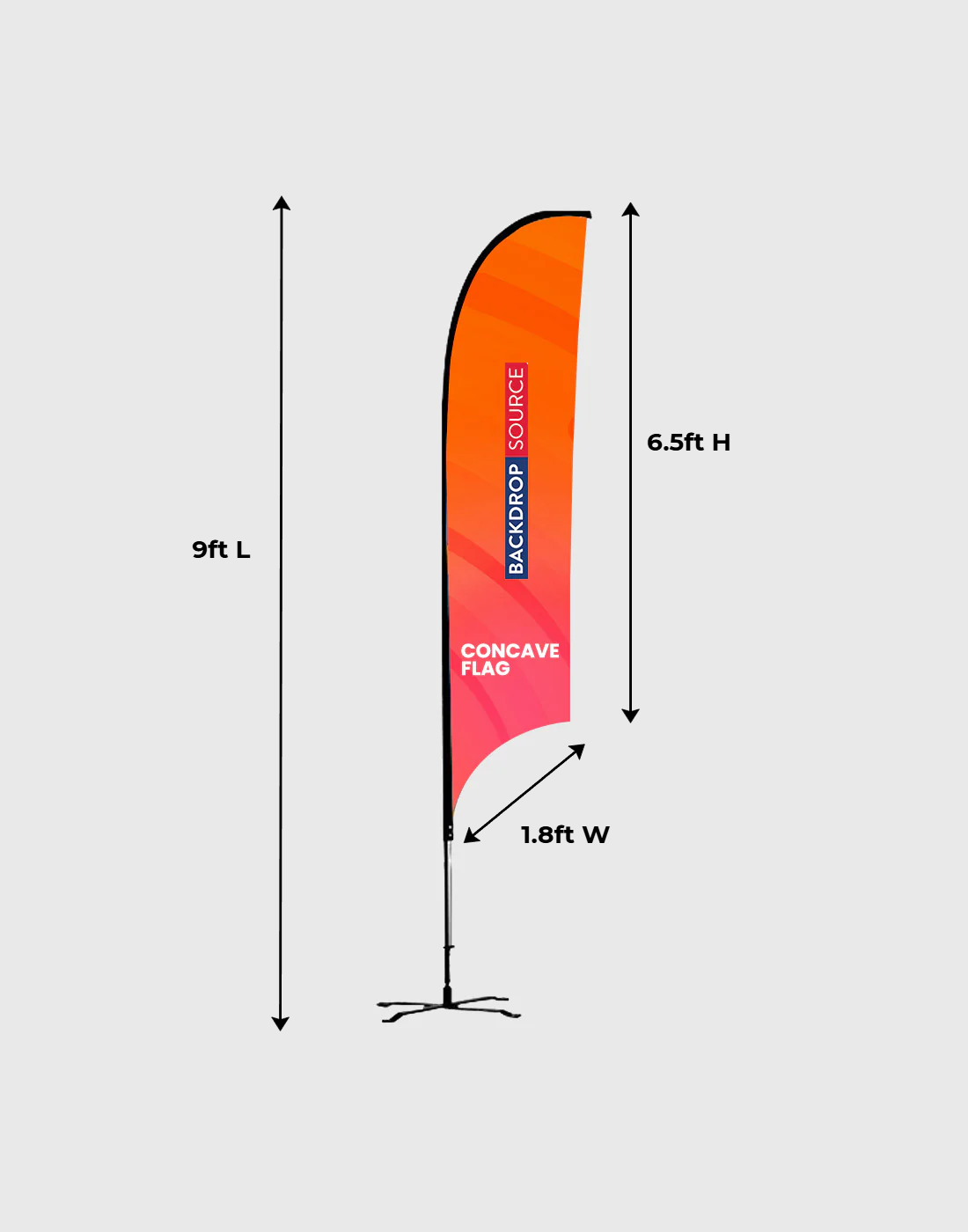Feather Flag-Concave
