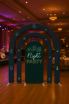 Multi-Tier Fabric Event Arch Display