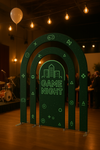 Multi-Tier Fabric Event Arch Display
